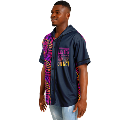 EDM Bangers EDM Jersery All Black - Available for a Strictly Limited Time - Buy 2 & Get FREE Shipping