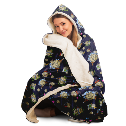 DND Hooded Blanket - I'm Sleeping with the Dungeon Master Funny DM Gift
