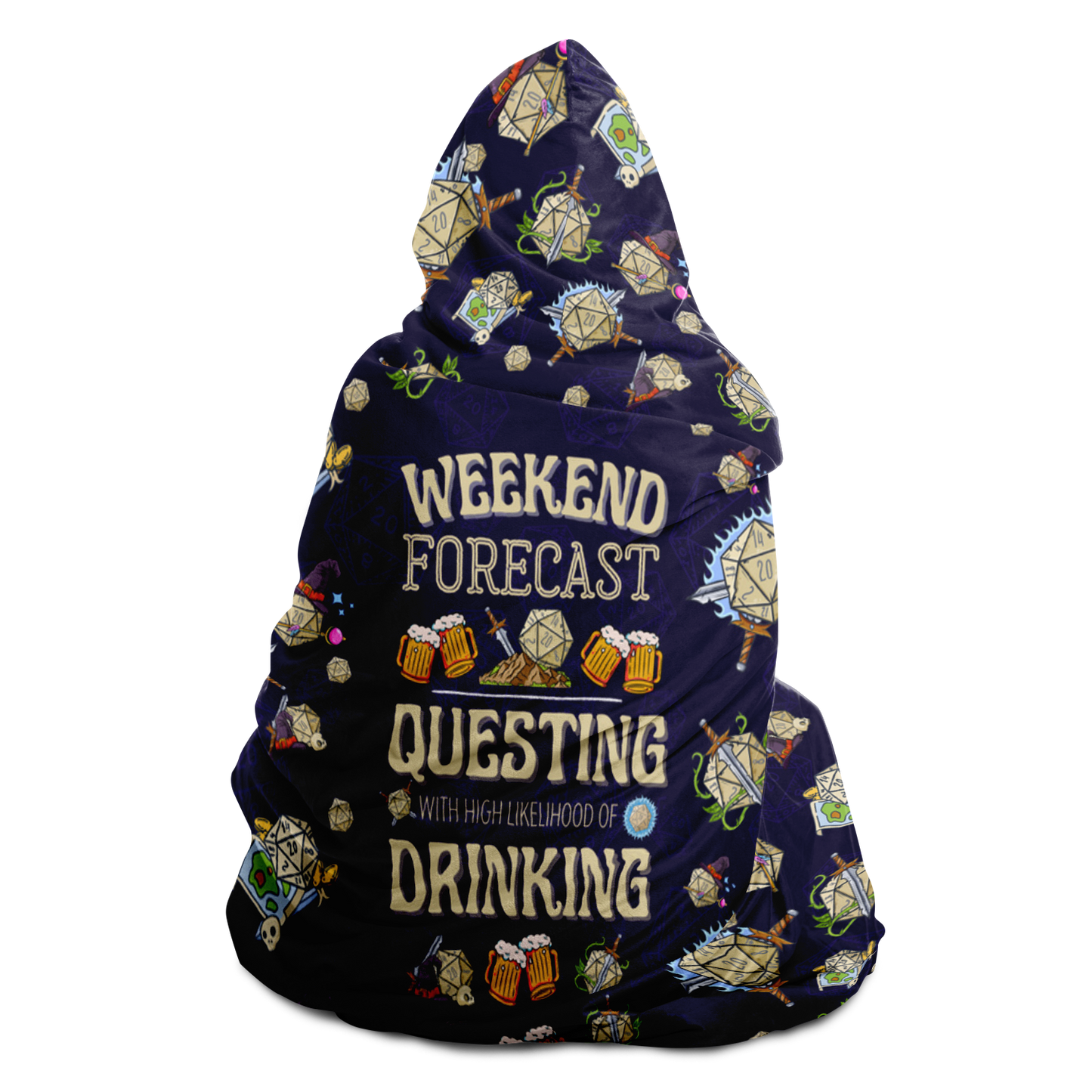 DND Weekend Forecast Hooded Blanket