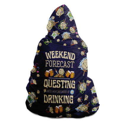 DND Weekend Forecast Hooded Blanket