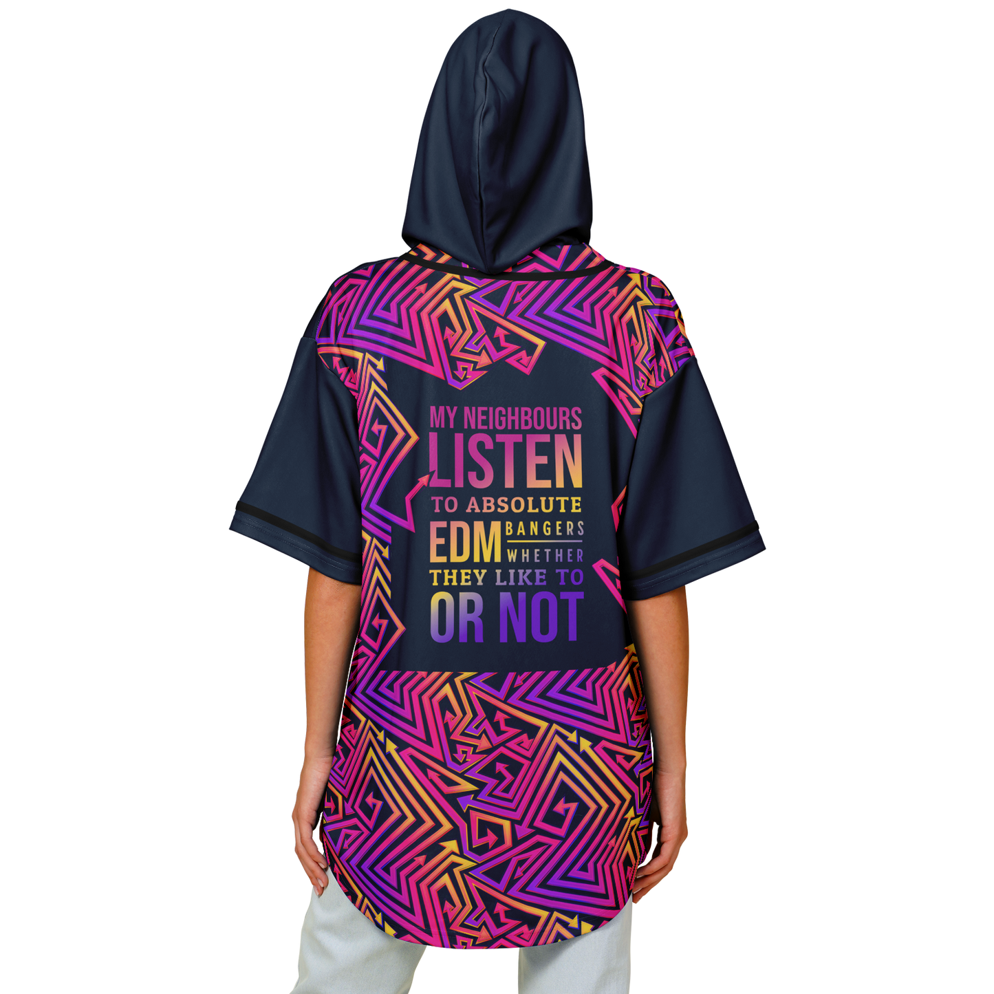 EDM Bangers EDM Jersery All Black - Available for a Strictly Limited Time - Buy 2 & Get FREE Shipping