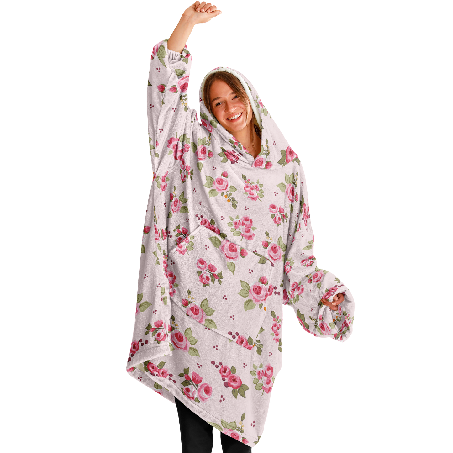 Coquette Hooded Blanket Perfect for Valentine's Day, Galentine's Day, Birthdays or Anniversaries