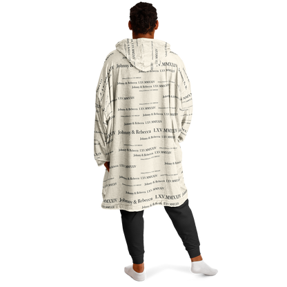 Custom Roman Numeral Hoodie • Couples Gift • Personalized Date and Name Hoodie • Engagements, Anniversaries, Bachelorette's