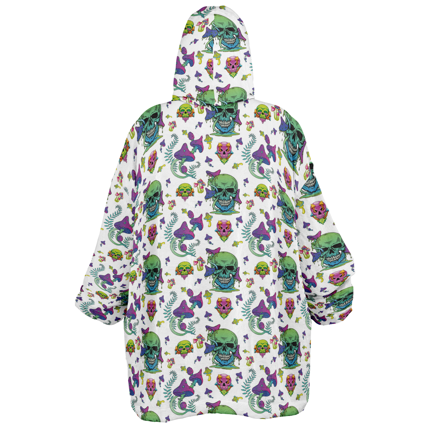 Psychedelic Mushie SuperHoodie White - Limited Edition Buy 2 & Get FREE Shipping