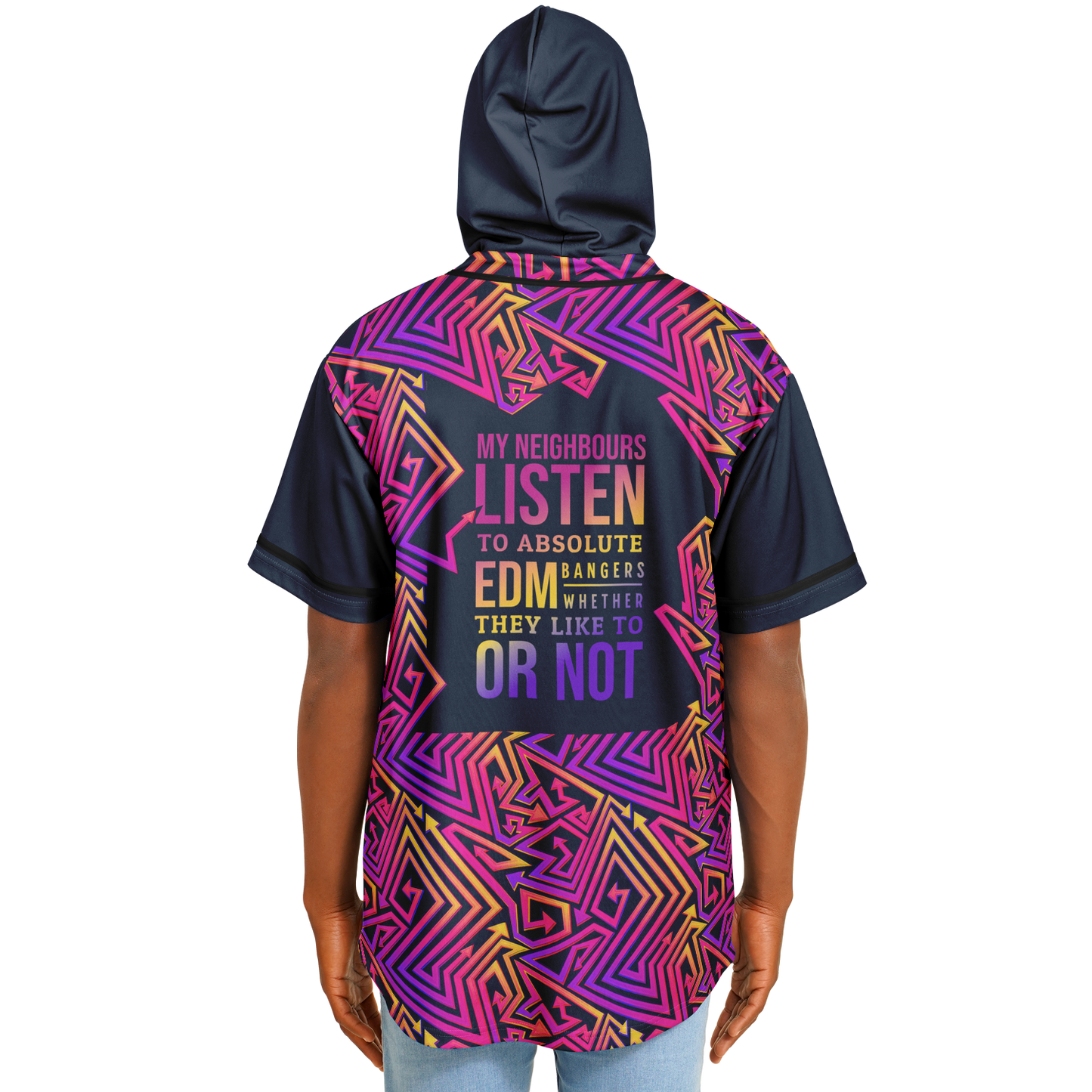 EDM Bangers EDM Jersery All Black - Available for a Strictly Limited Time - Buy 2 & Get FREE Shipping