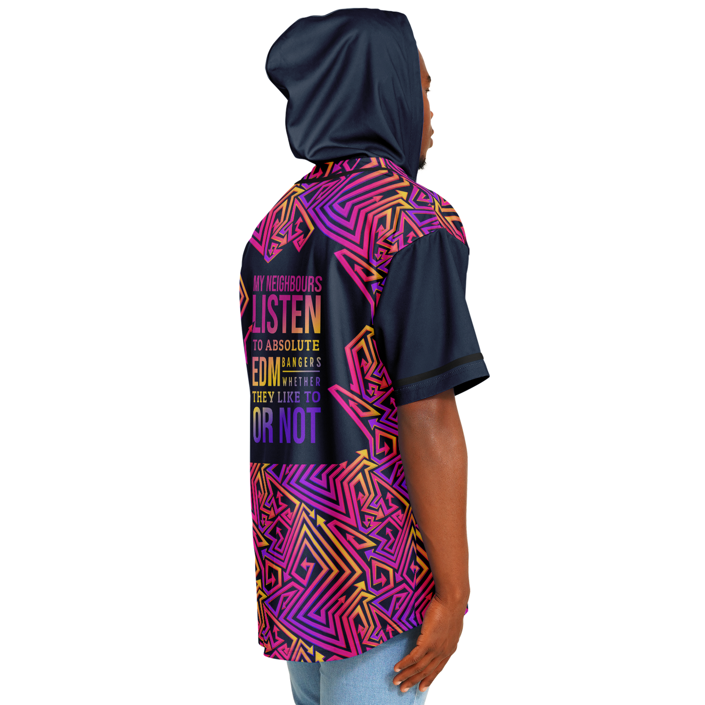 EDM Bangers EDM Jersery All Black - Available for a Strictly Limited Time - Buy 2 & Get FREE Shipping