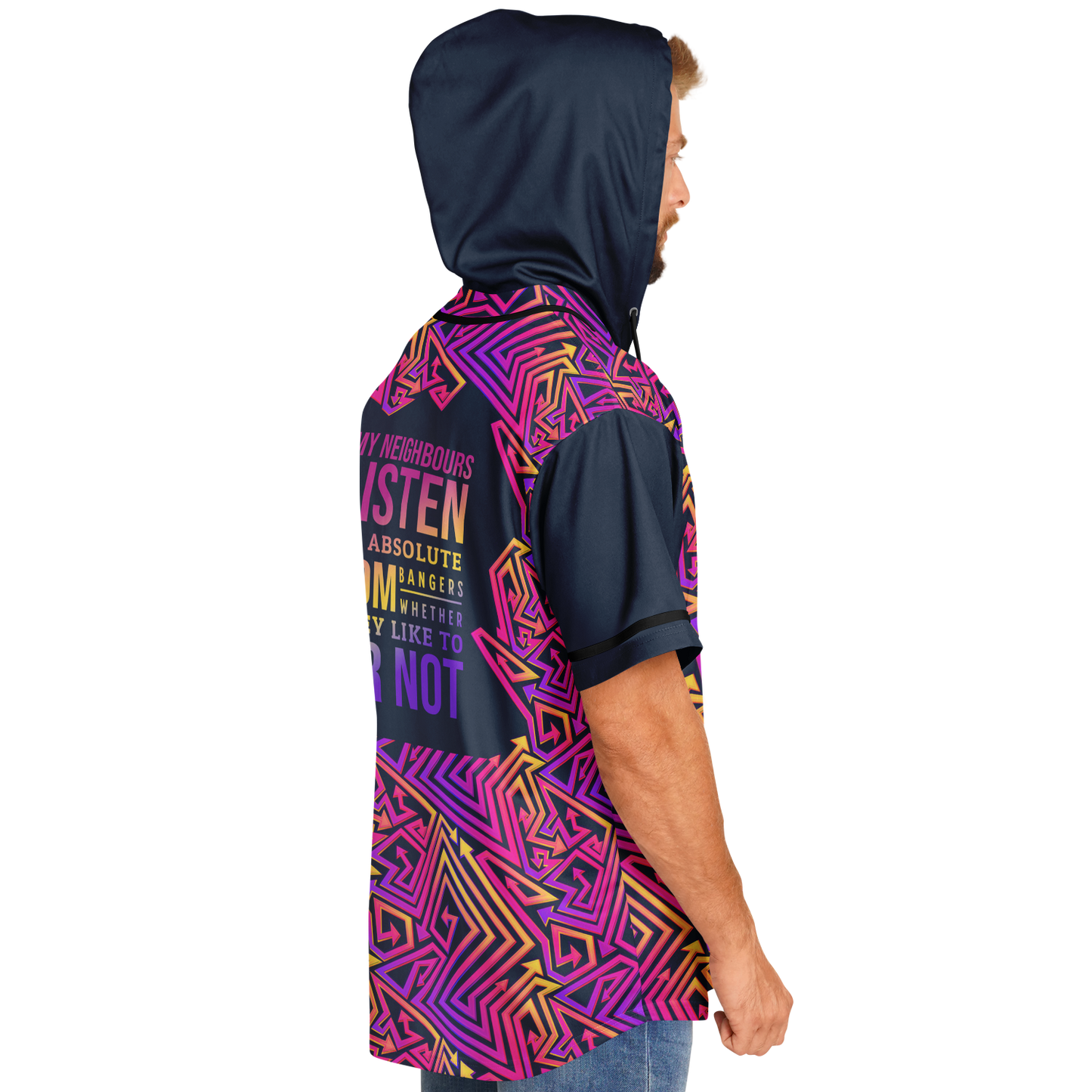 EDM Bangers EDM Jersery All Black - Available for a Strictly Limited Time - Buy 2 & Get FREE Shipping