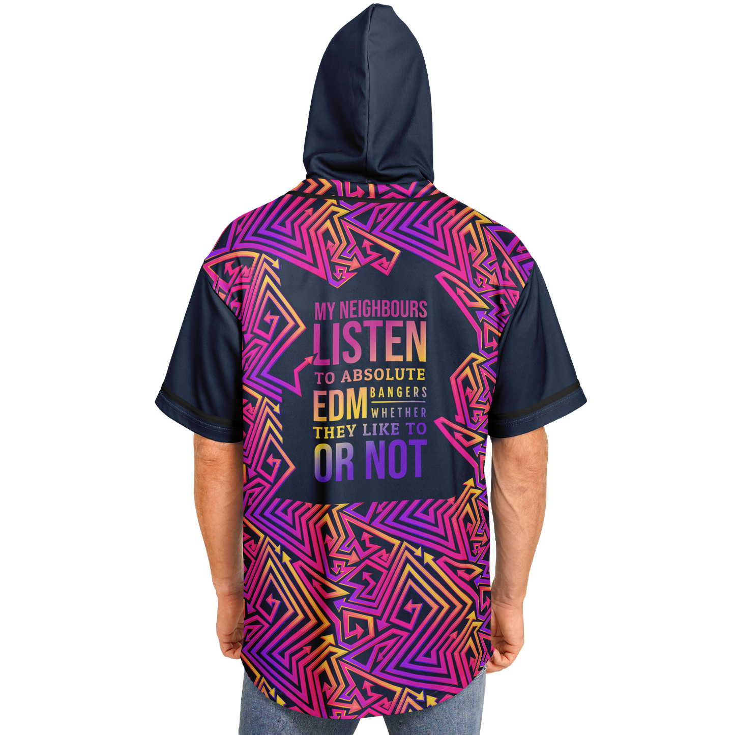 EDM Bangers EDM Jersery All Black - Available for a Strictly Limited Time - Buy 2 & Get FREE Shipping