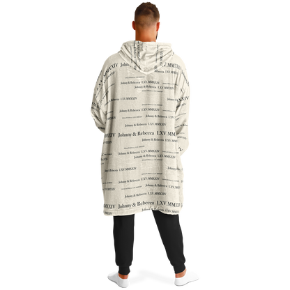 Custom Roman Numeral Hoodie • Couples Gift • Personalized Date and Name Hoodie • Engagements, Anniversaries, Bachelorette's