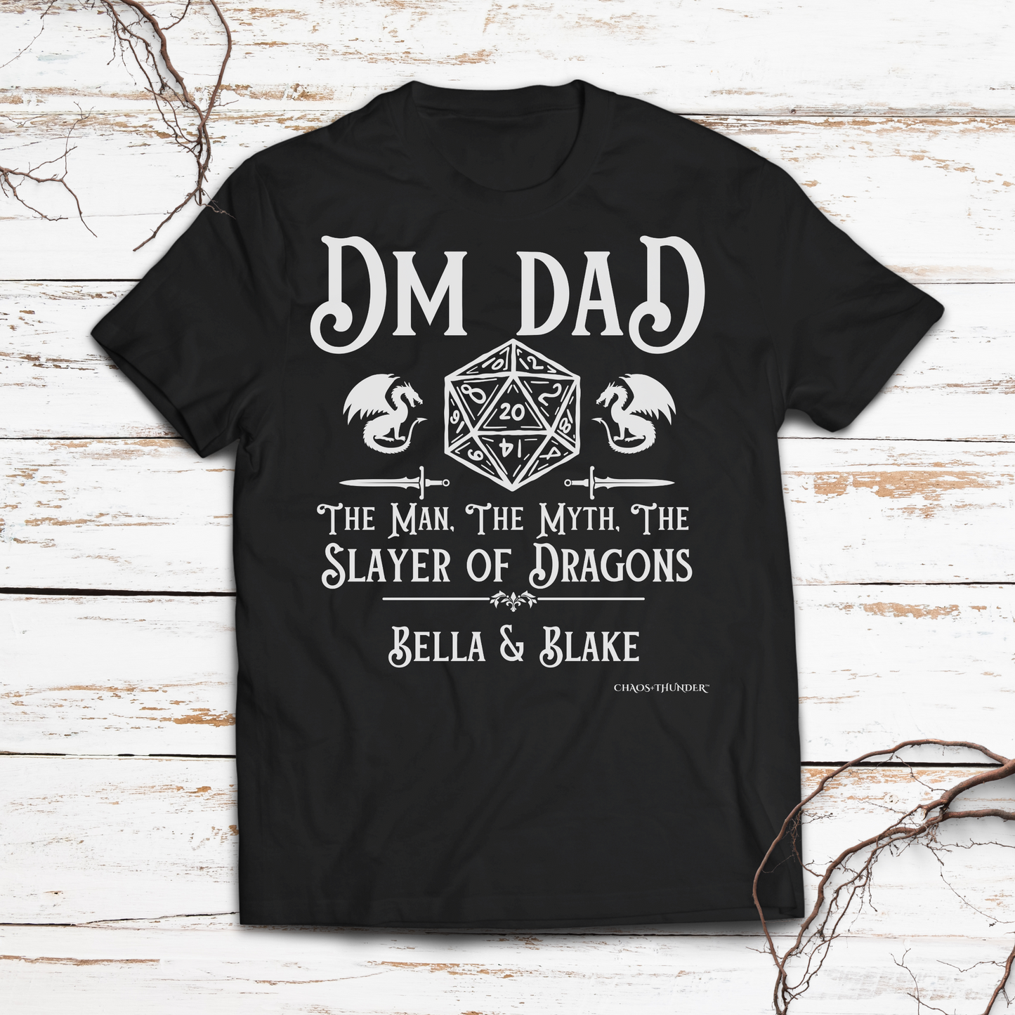Personalized DND Dad Shirt