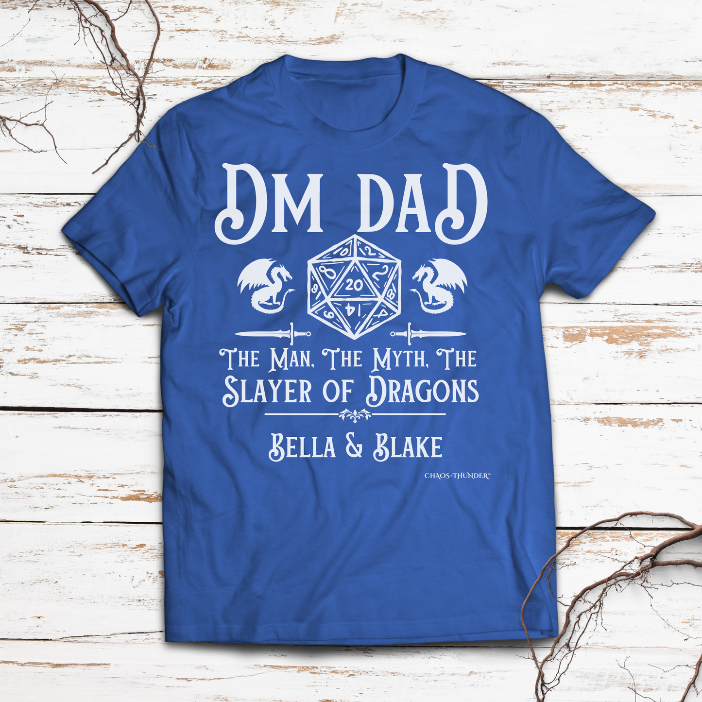 Personalized DND Dad Shirt