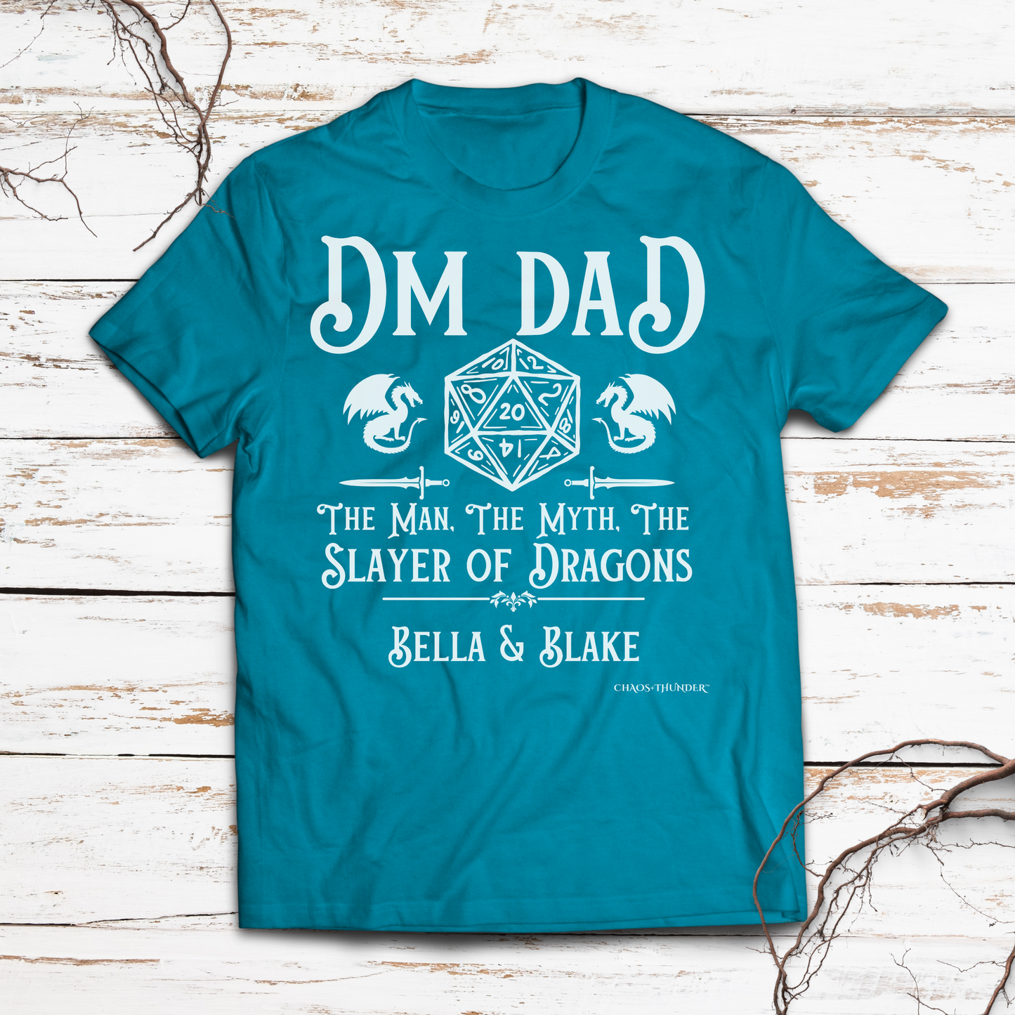 Personalized DND Dad Shirt