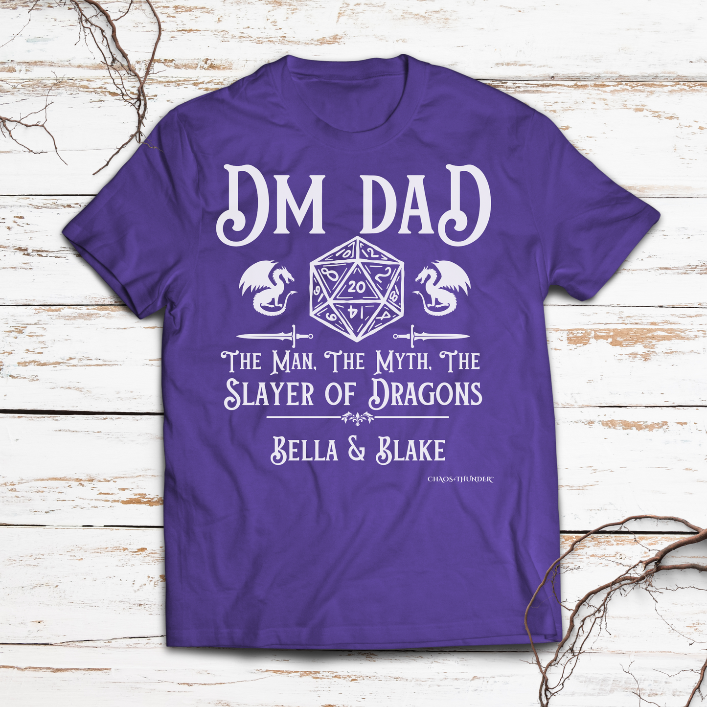 Personalized DND Dad Shirt