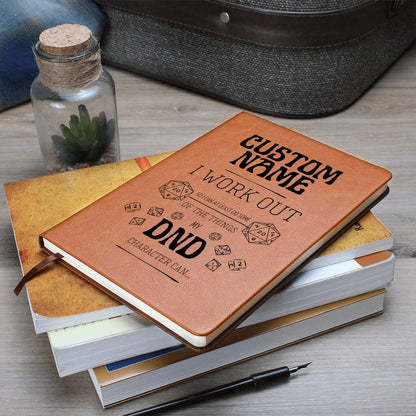 Personalized DND Journal - Funny I Work Out Journal for DND