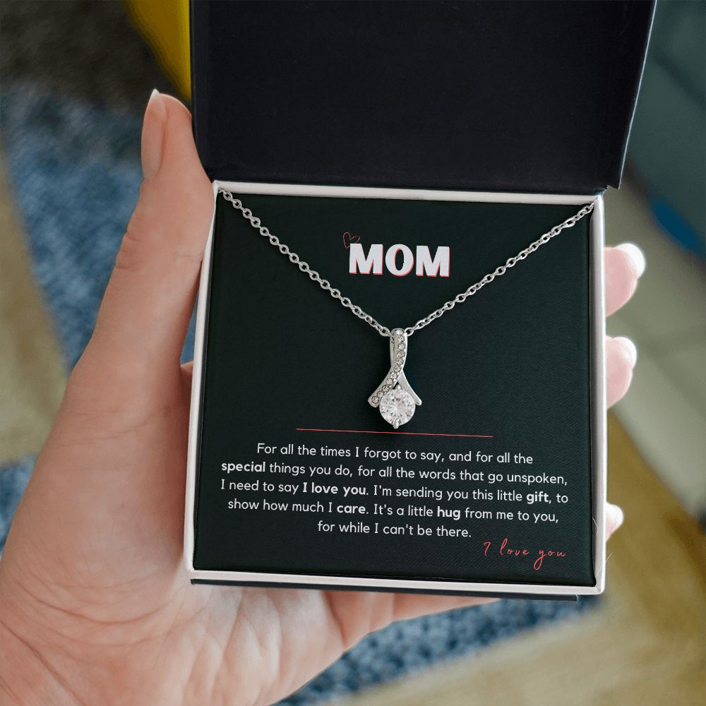 For While I Can't Be There Stunning Necklace with Message Card | Ships FAST & FREE From the USA 🇺🇸