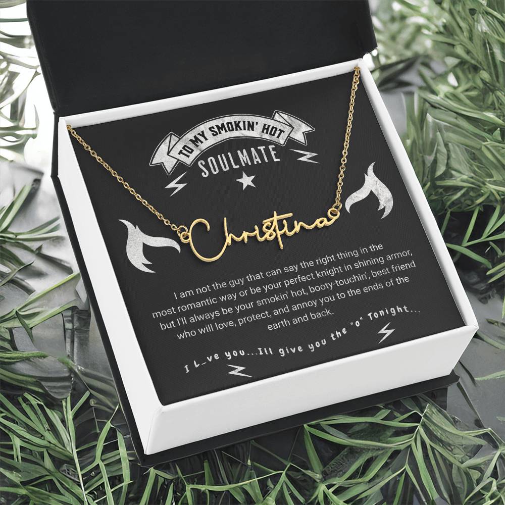 Smokin' Hot Soulmate Necklace - Order before December 16th for Christmas Delivery - Ships FAST & FREE From the USA