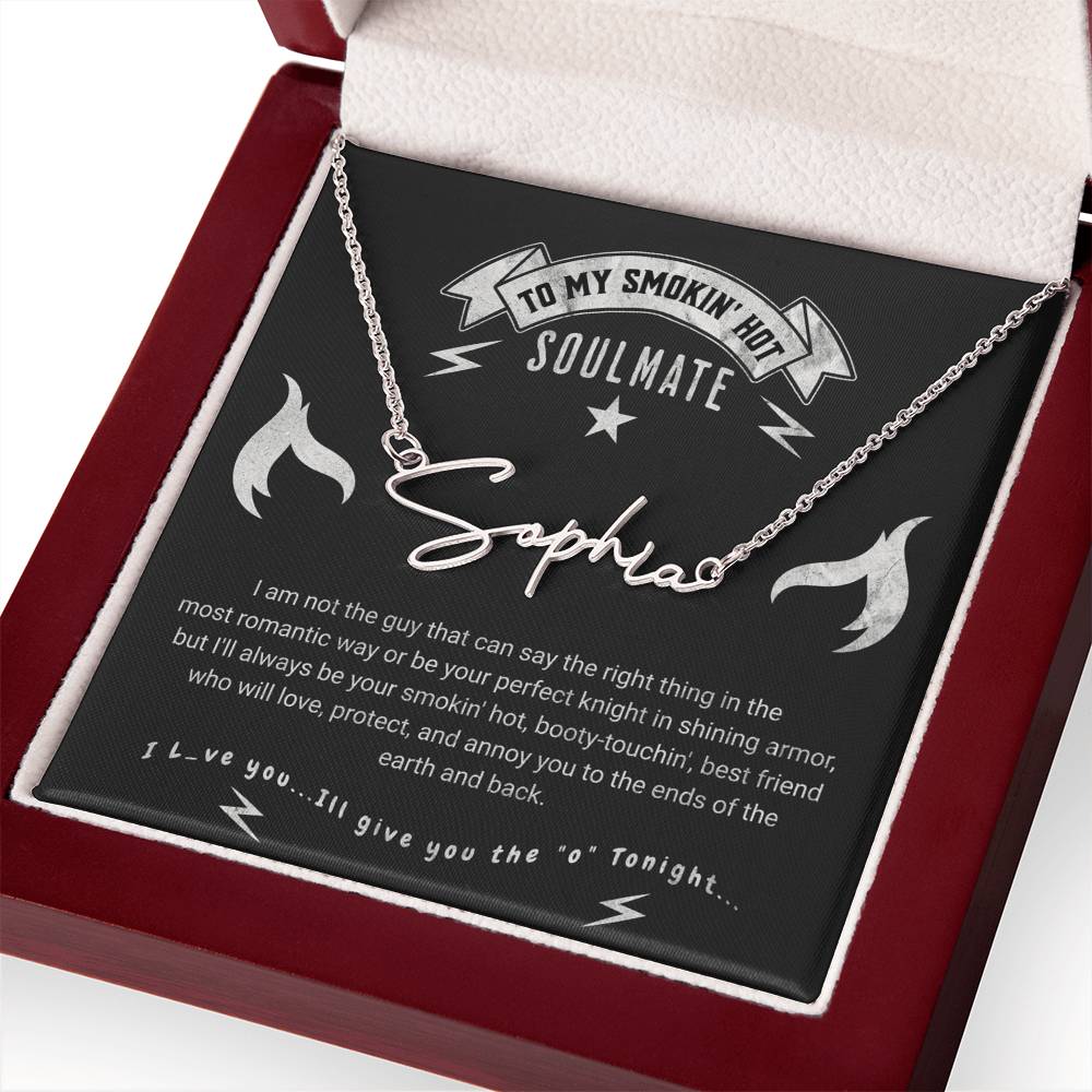 Smokin' Hot Soulmate Necklace - Order before December 16th for Christmas Delivery - Ships FAST & FREE From the USA
