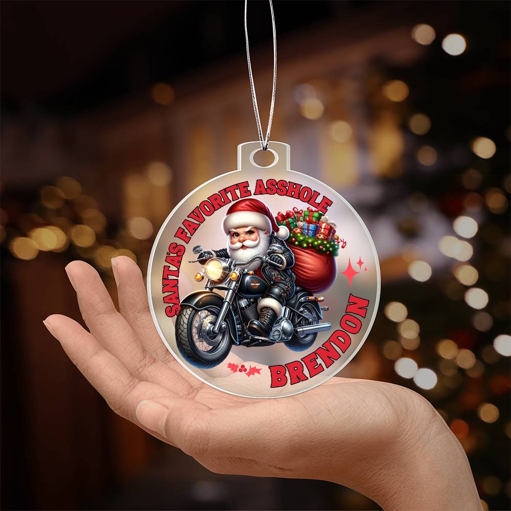 Personalized Motorcycle Ornament Perfect Gift for Bikers