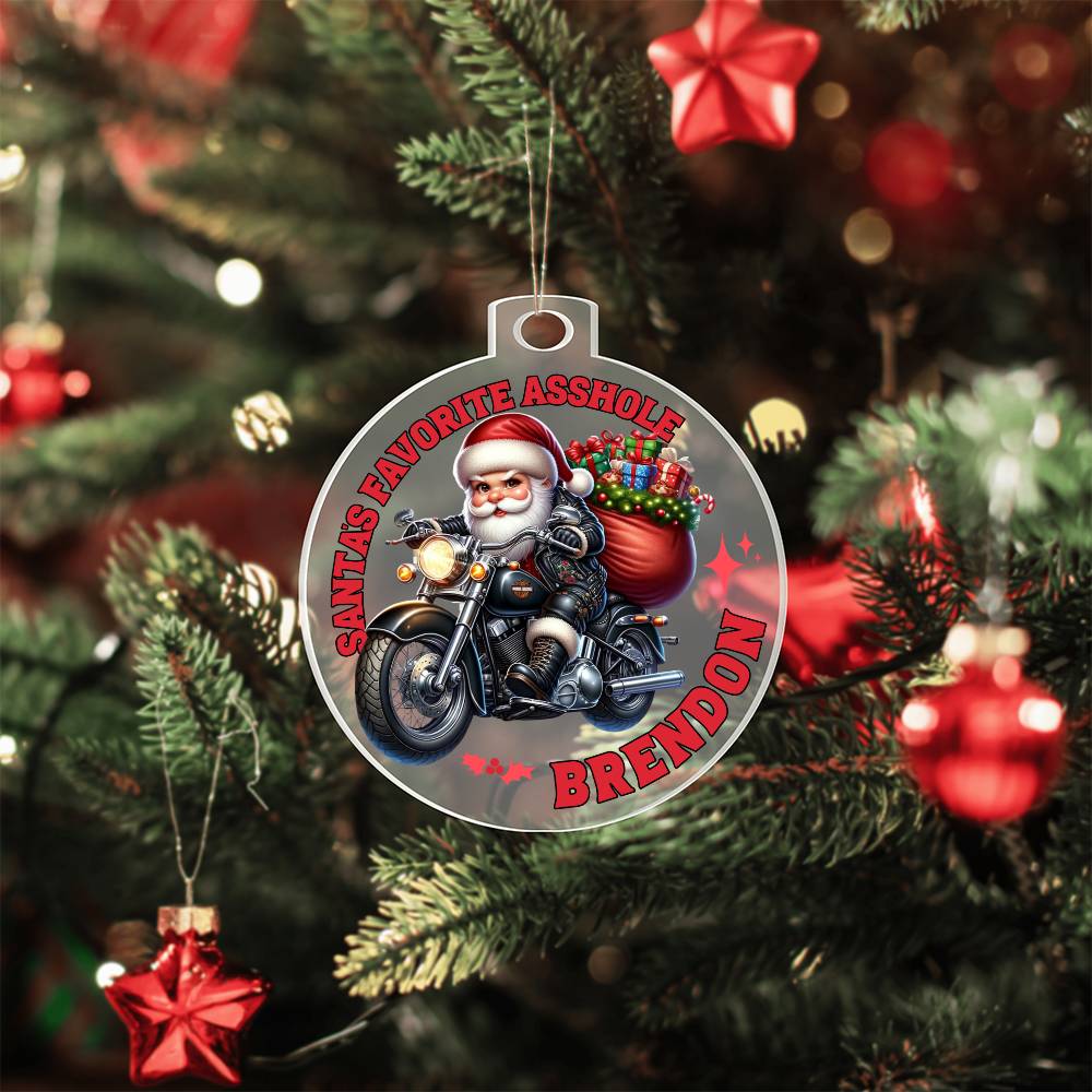 Personalized Motorcycle Ornament Perfect Gift for Bikers