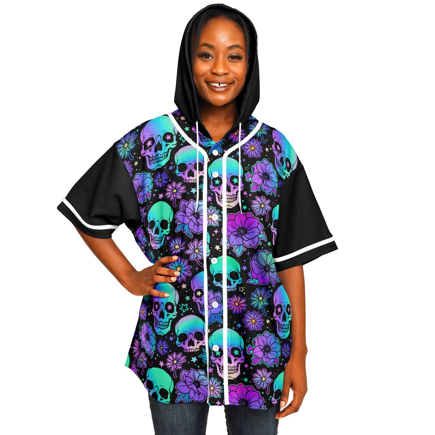 Psychedelic Rave EDM Jersey with Hood - Available for a Strictly Limited Time - Buy 2 for FREE Shipping