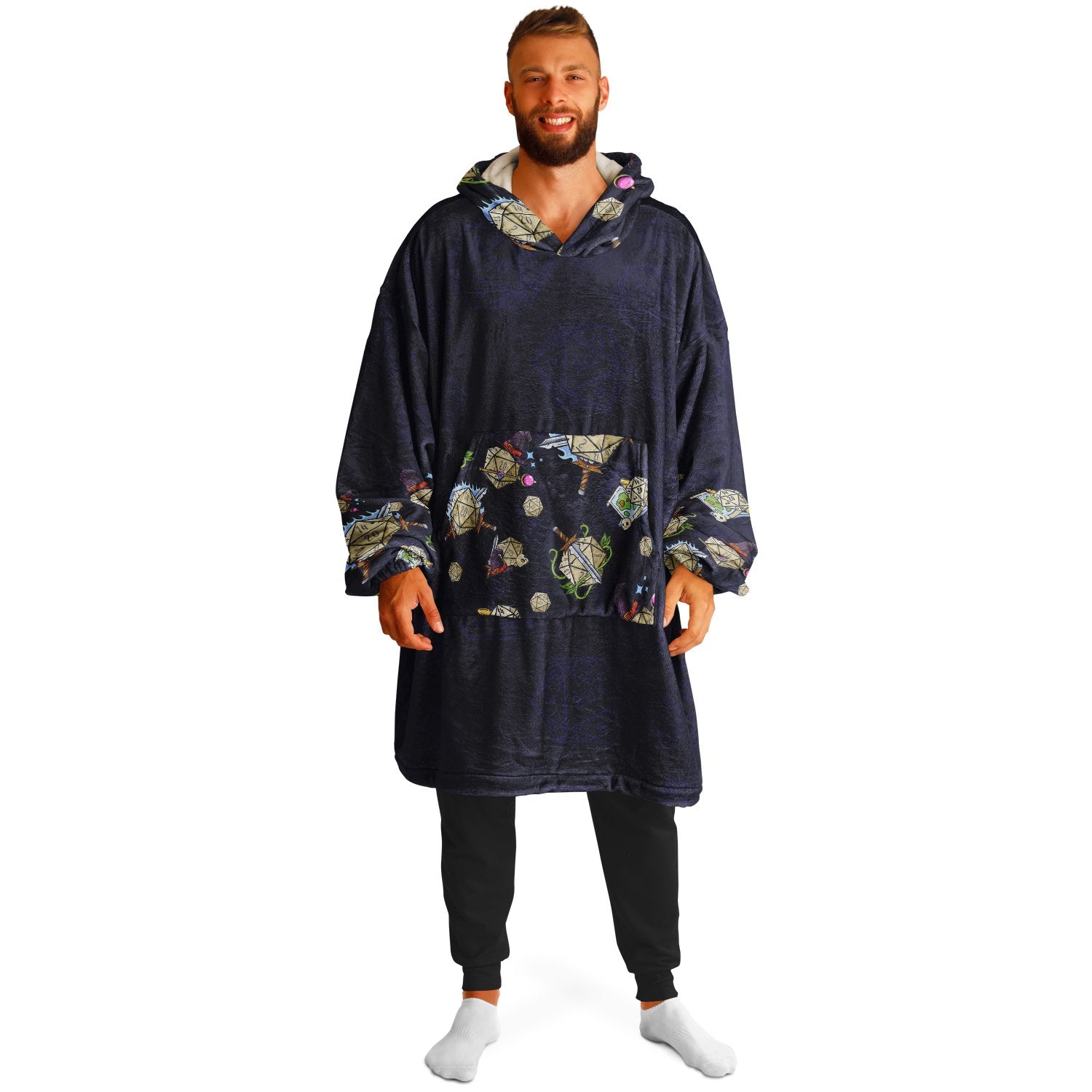 DND Husband & Wife Rolling Partners for Life All Over Print Super Hoodie - chaosandthunder