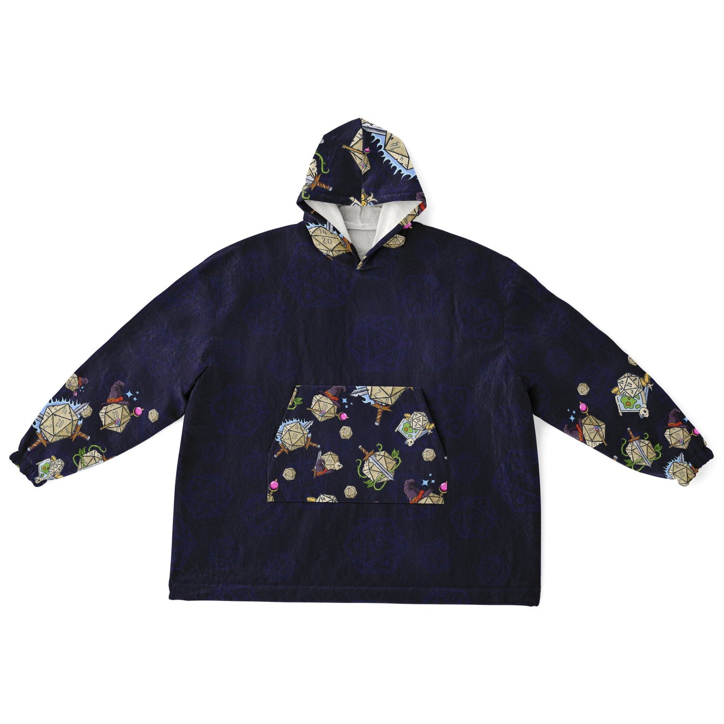 DND Husband & Wife Rolling Partners for Life All Over Print Super Hoodie - chaosandthunder