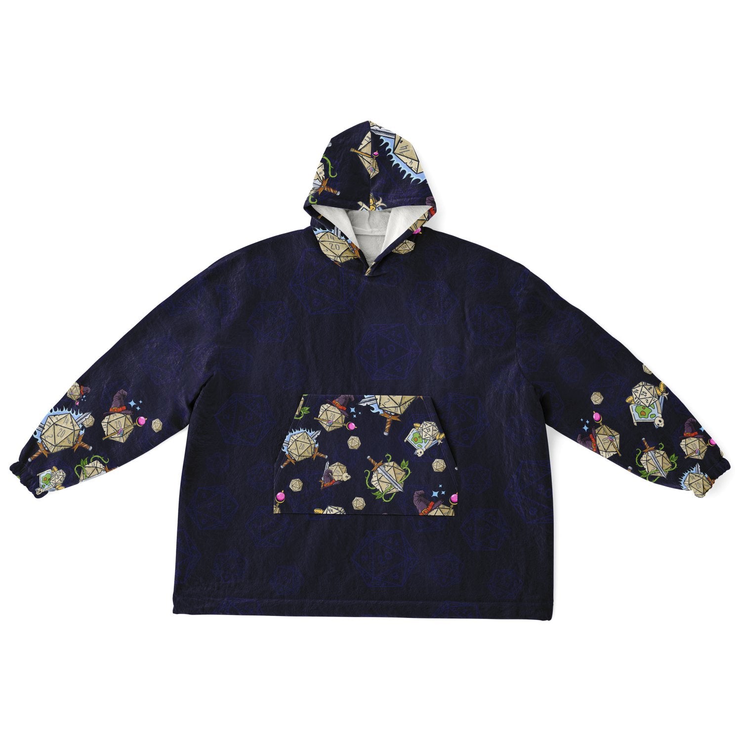DND Husband & Wife Rolling Partners for Life All Over Print Super Hoodie - chaosandthunder