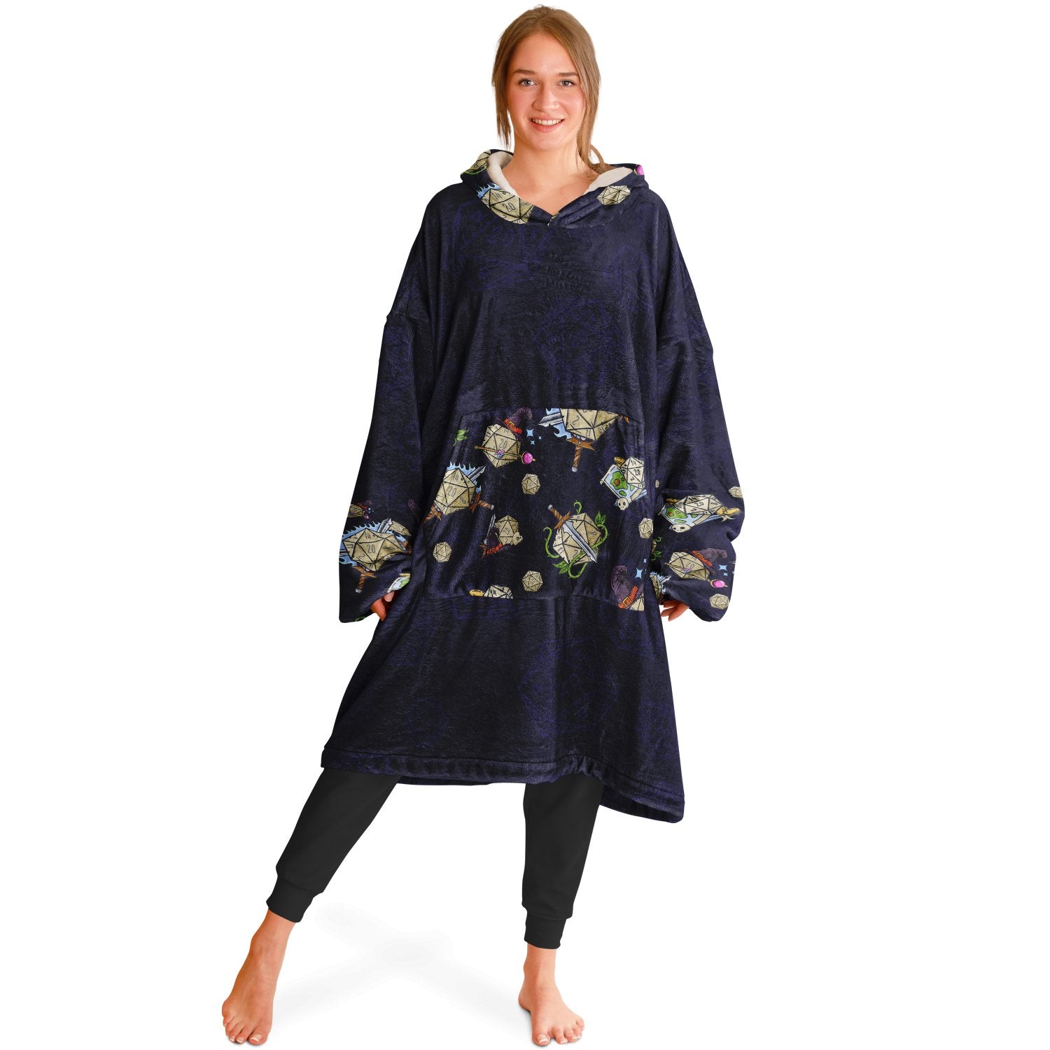 DND Husband & Wife Rolling Partners for Life All Over Print Super Hoodie - chaosandthunder