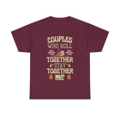 DND Shirt Couples Who Roll Together, Stay Together Funny DND Gift for Christmas - chaosandthunder