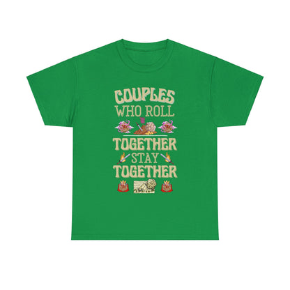 DND Shirt Couples Who Roll Together, Stay Together Funny DND Gift for Christmas - chaosandthunder