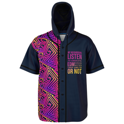 EDM Bangers EDM Jersery All Black - Available for a Strictly Limited Time - Buy 2 & Get FREE Shipping