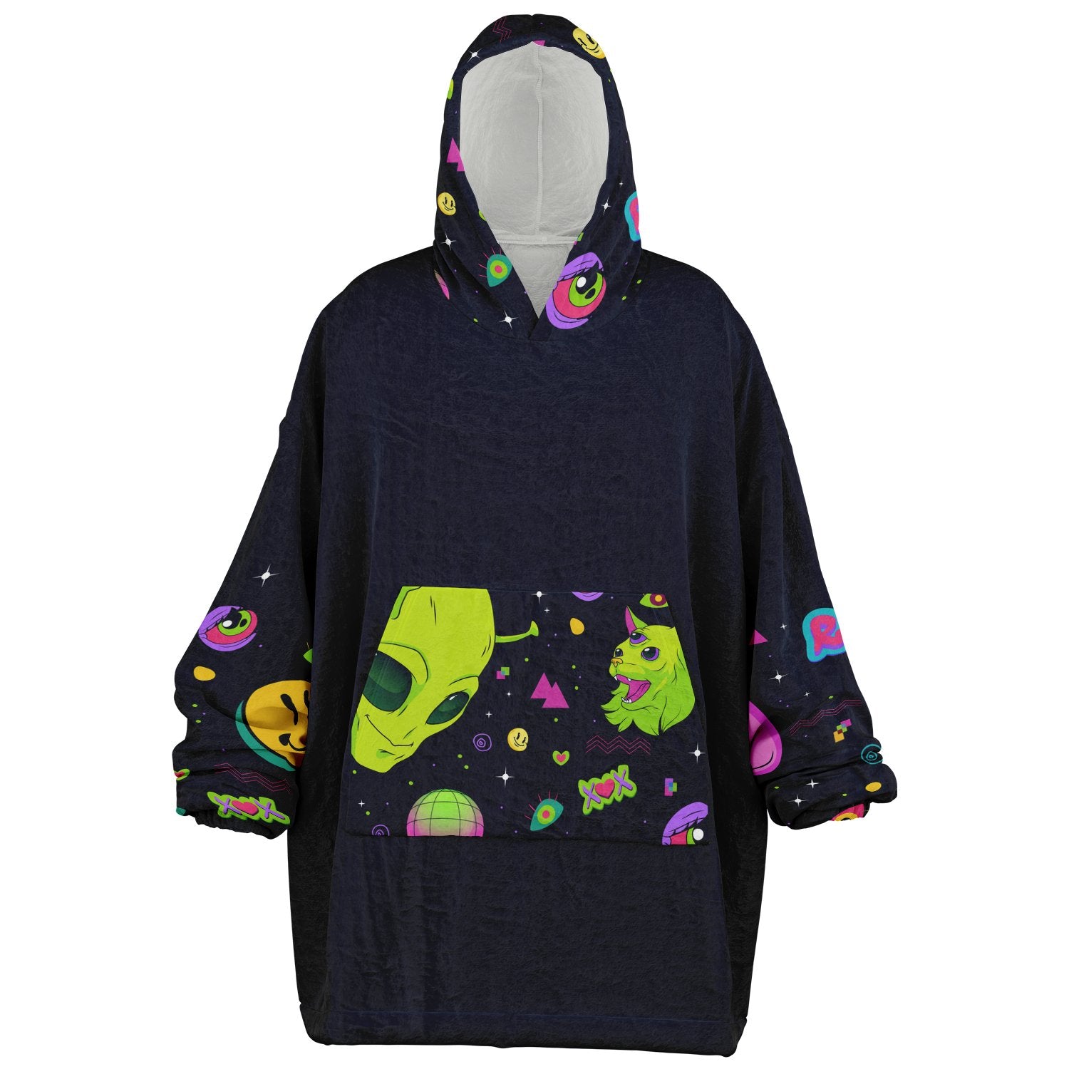Eat, Sleep Rave, Repeat Super Hoodie - chaosandthunder