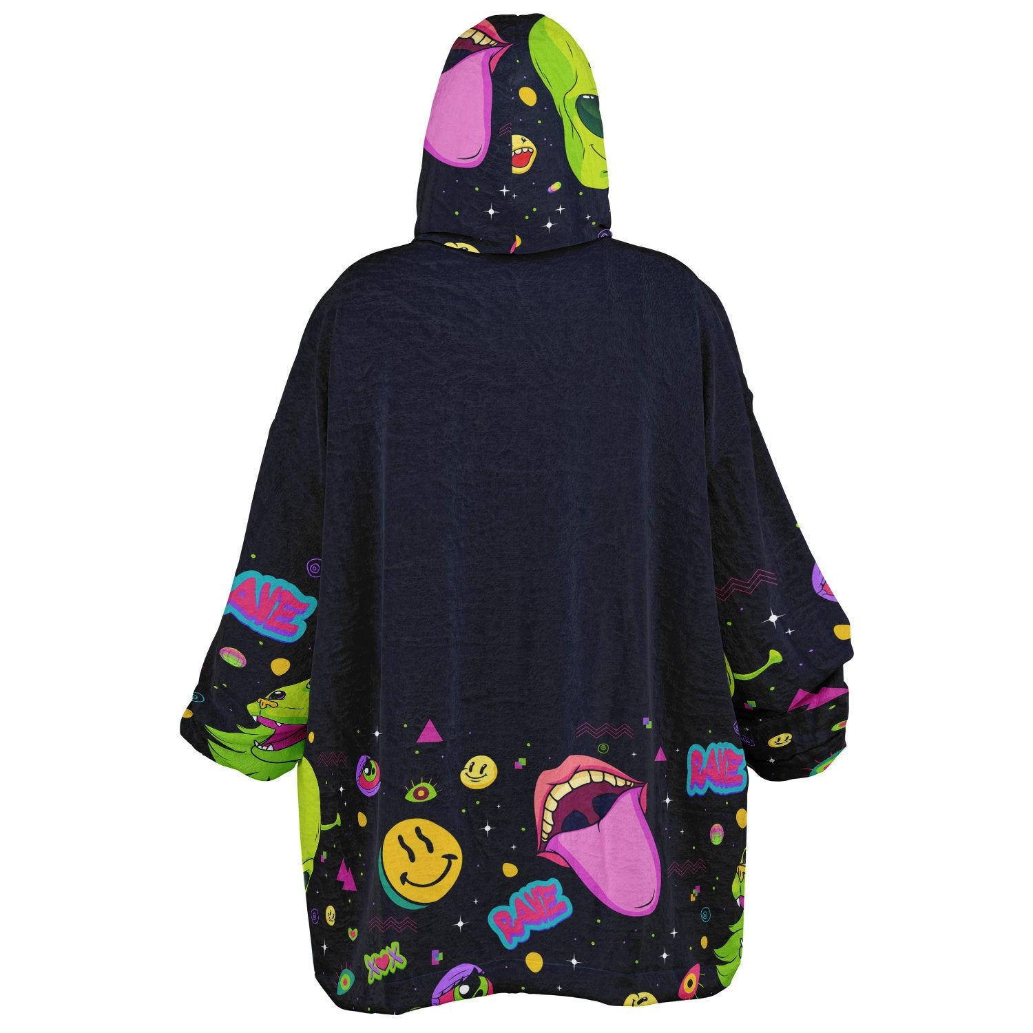 Eat, Sleep Rave, Repeat Super Hoodie - chaosandthunder