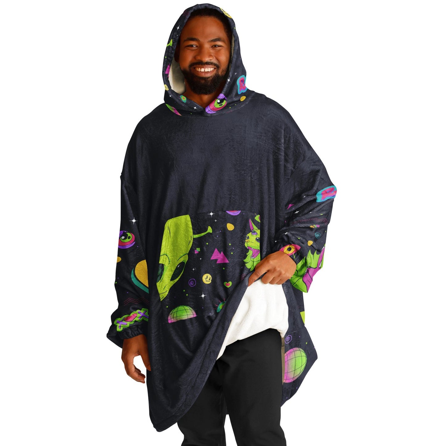 Eat, Sleep Rave, Repeat Super Hoodie - chaosandthunder