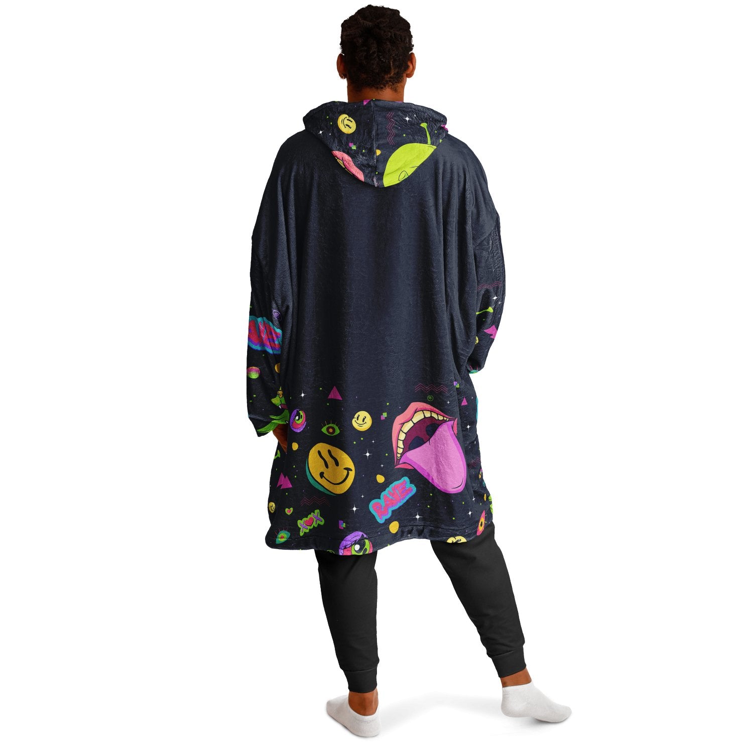 Eat, Sleep Rave, Repeat Super Hoodie - chaosandthunder