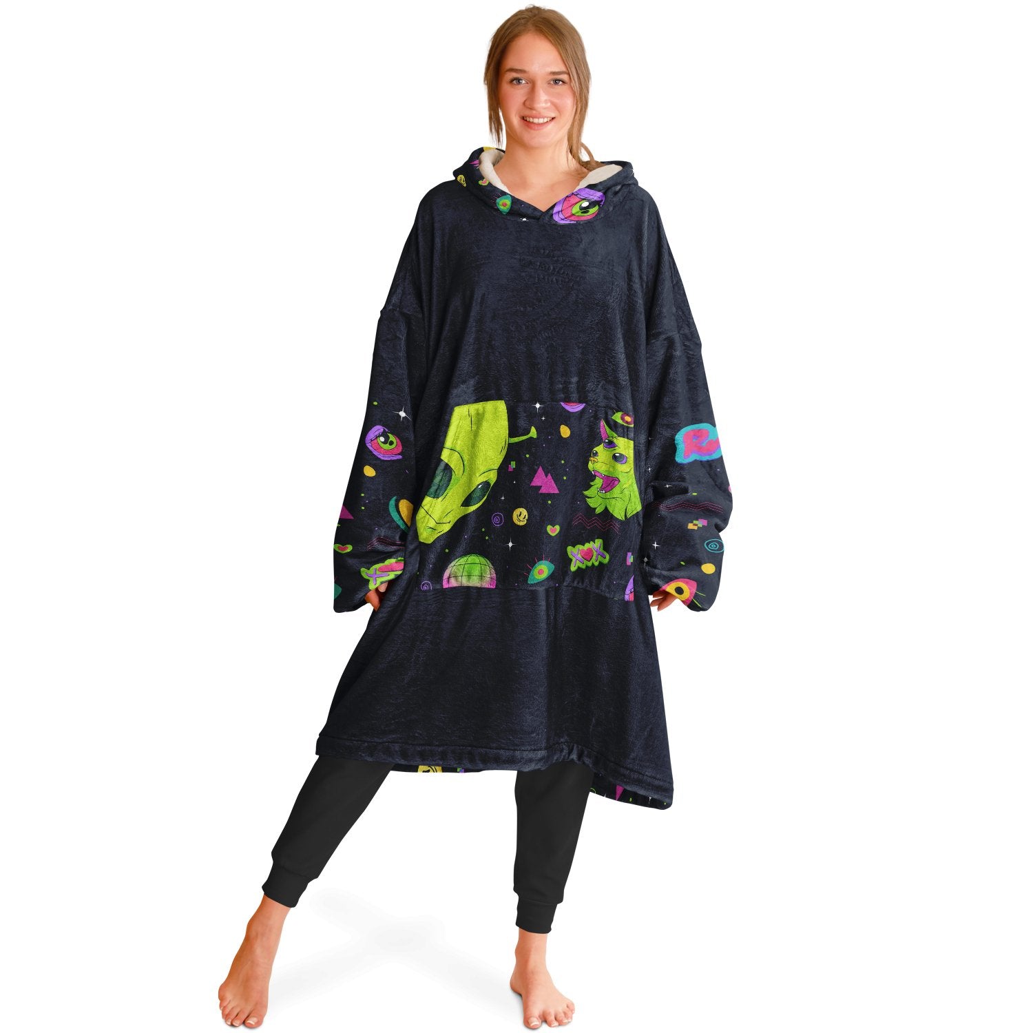 Eat, Sleep Rave, Repeat Super Hoodie - chaosandthunder
