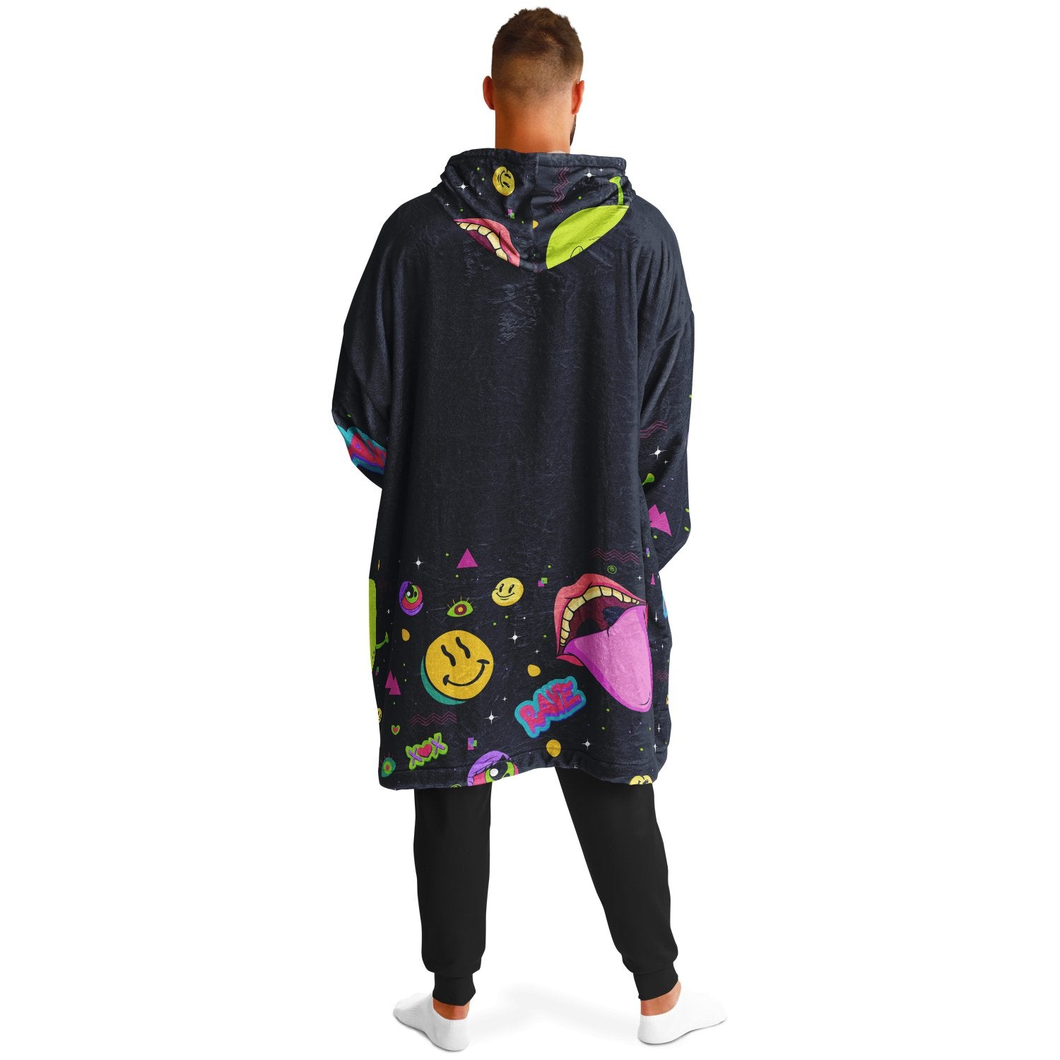Eat, Sleep Rave, Repeat Super Hoodie - chaosandthunder