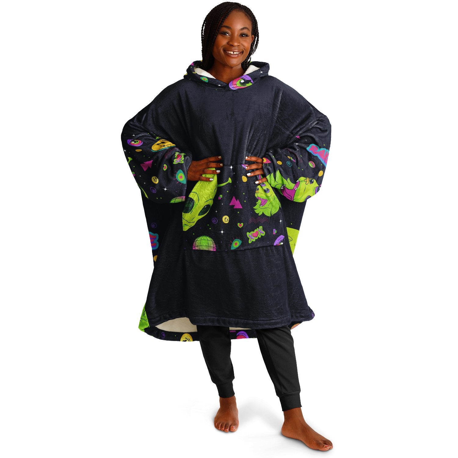Eat, Sleep Rave, Repeat Super Hoodie - chaosandthunder
