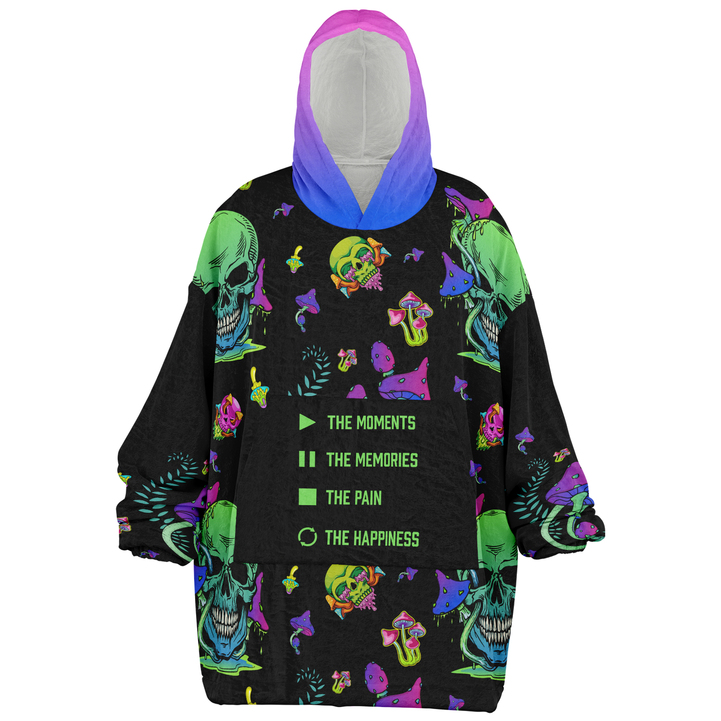 Play, Pause, Stop, Repeat Super Hoodie - Available for a Strictly LIMITED TIME - Buy 2 & Get FREE Shipping