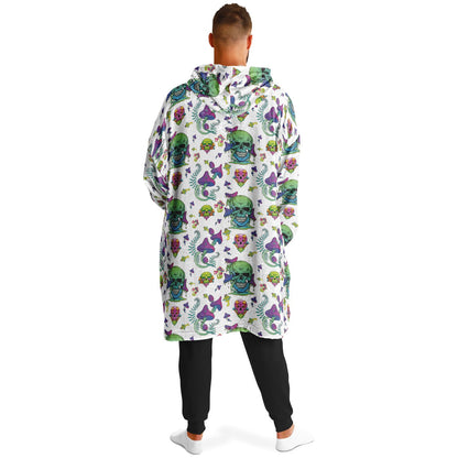 Psychedelic Mushie SuperHoodie White - Limited Edition Buy 2 & Get FREE Shipping - chaosandthunder