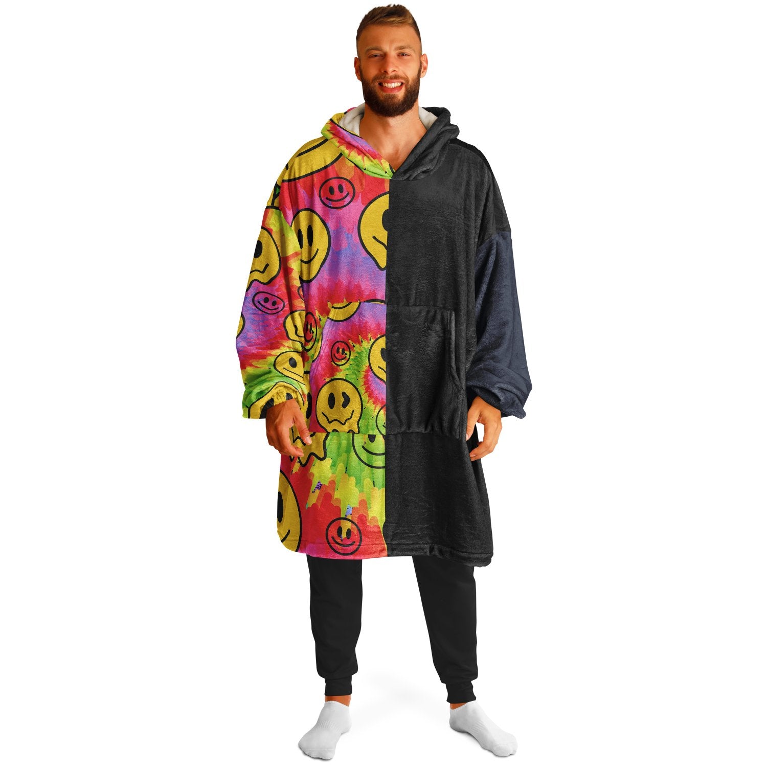 Split Personality Super Hoodie - chaosandthunder