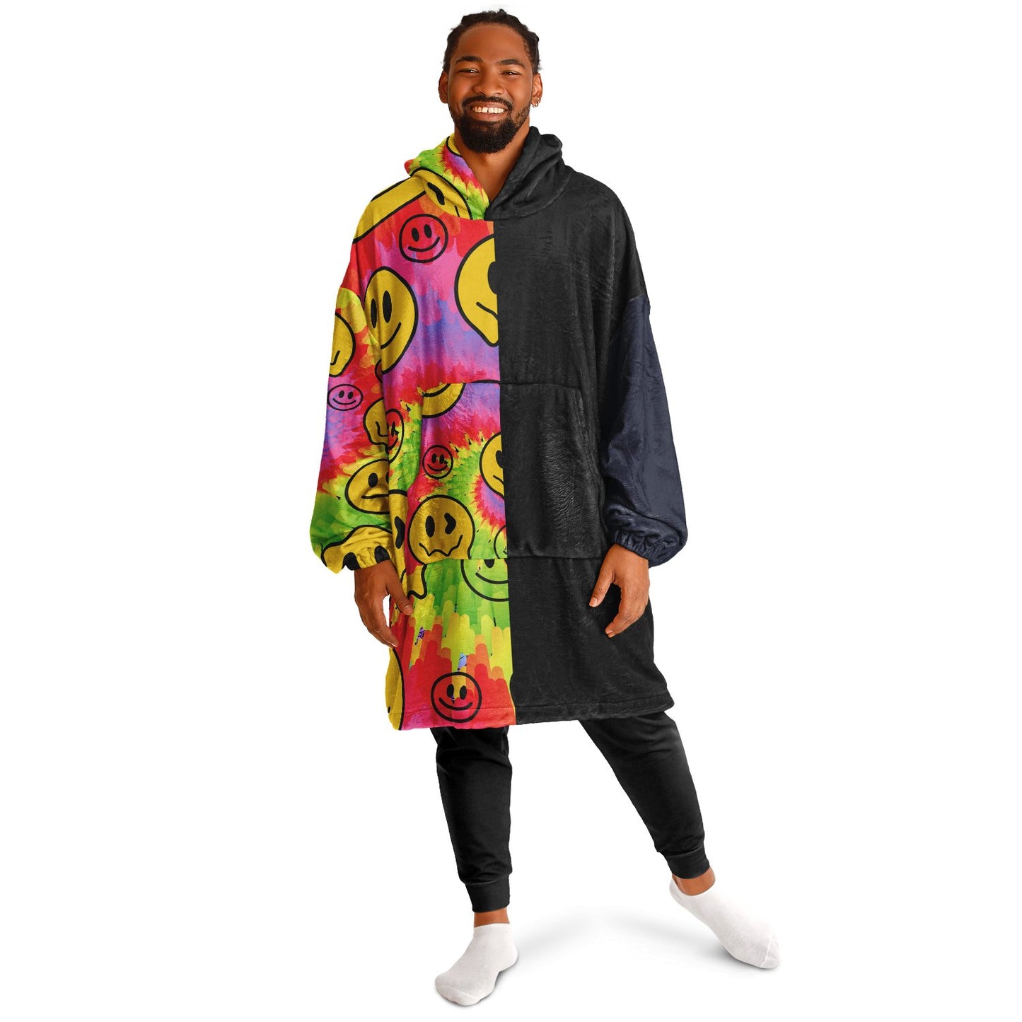 Split Personality Super Hoodie - chaosandthunder