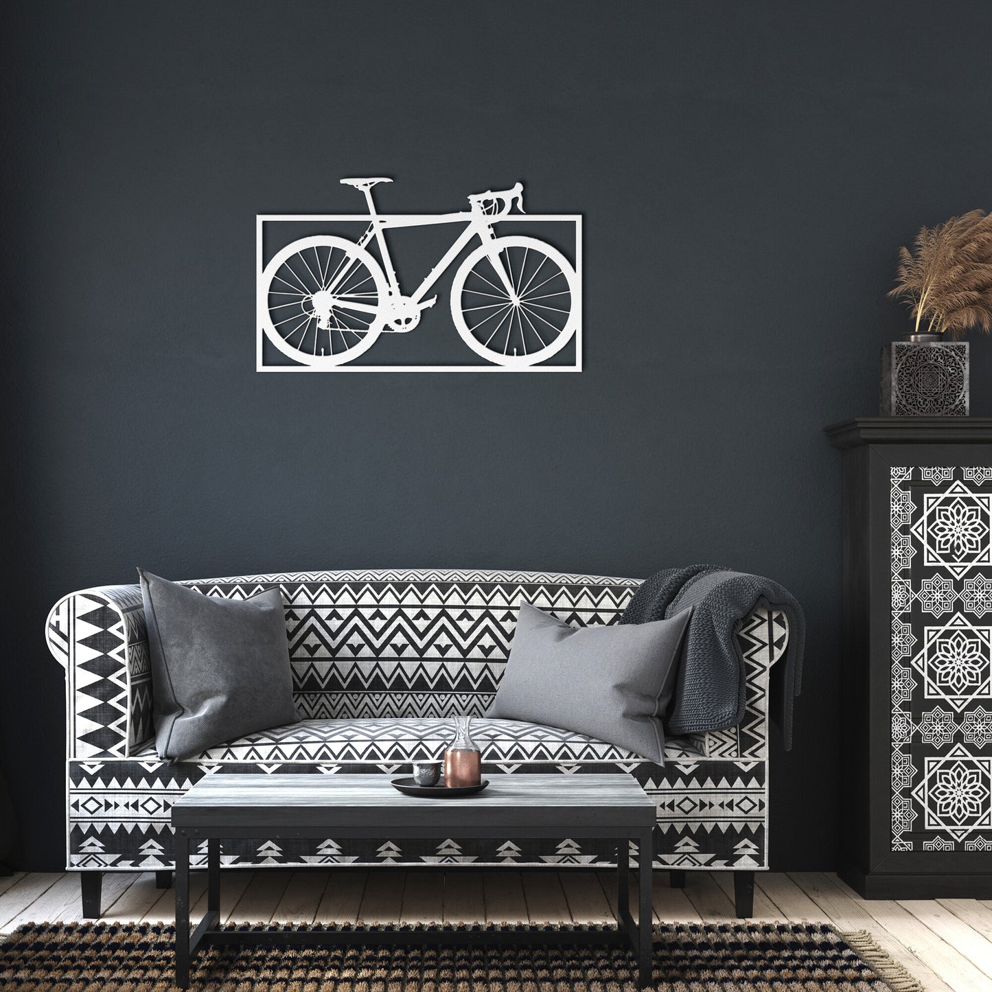 Bicycle Metal Wall Art | Bike Metal Wall Art | Cycling Metal Wall Art | Road Bicycle Metal Wall Art | Bicycle Decor