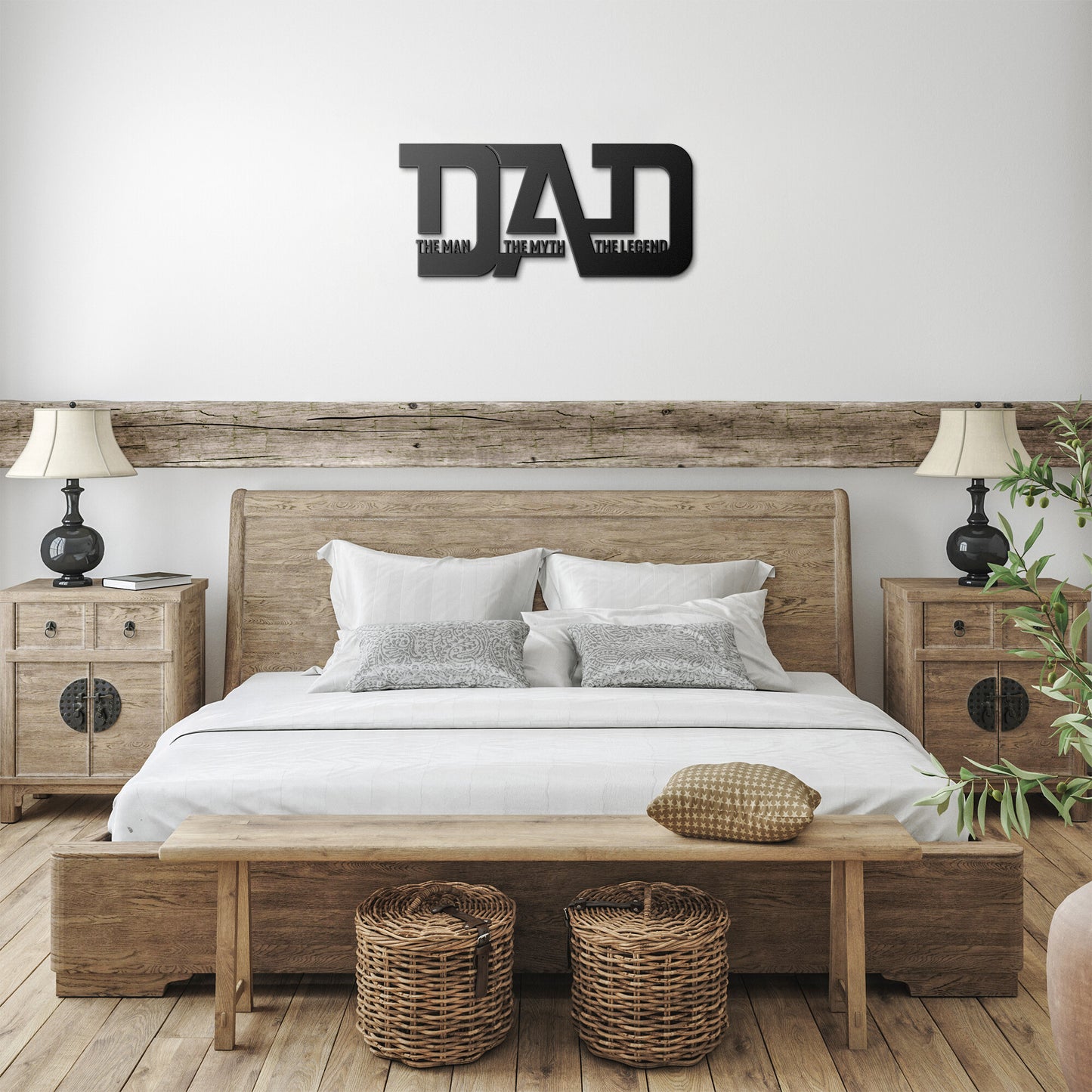 Dad | The Man, The Myth, The Legend Metal Wall Art