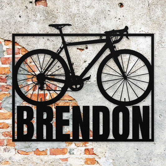 Personalized Bicycle Metal Wall Art
