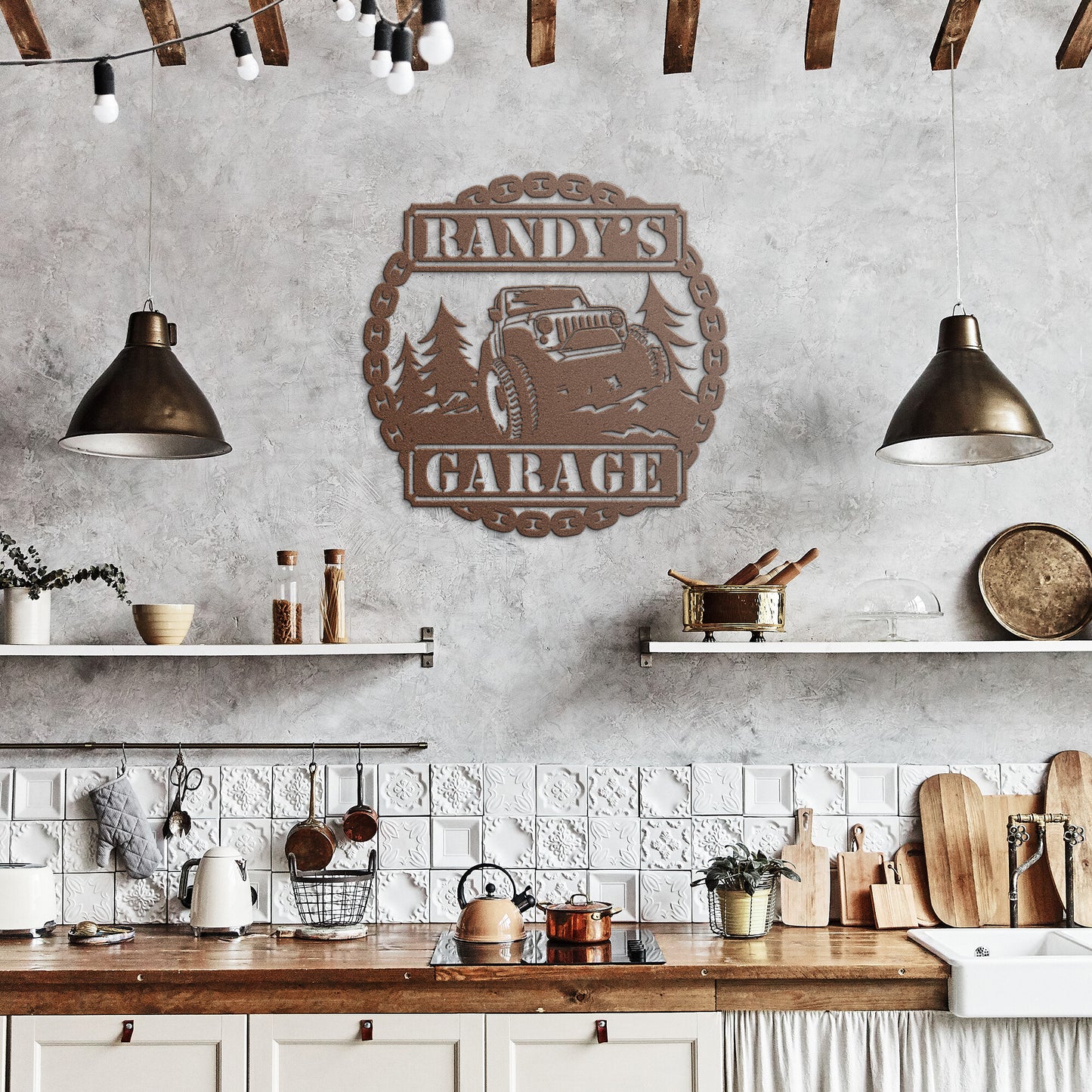 Personalized Offroad Metal Wall Art