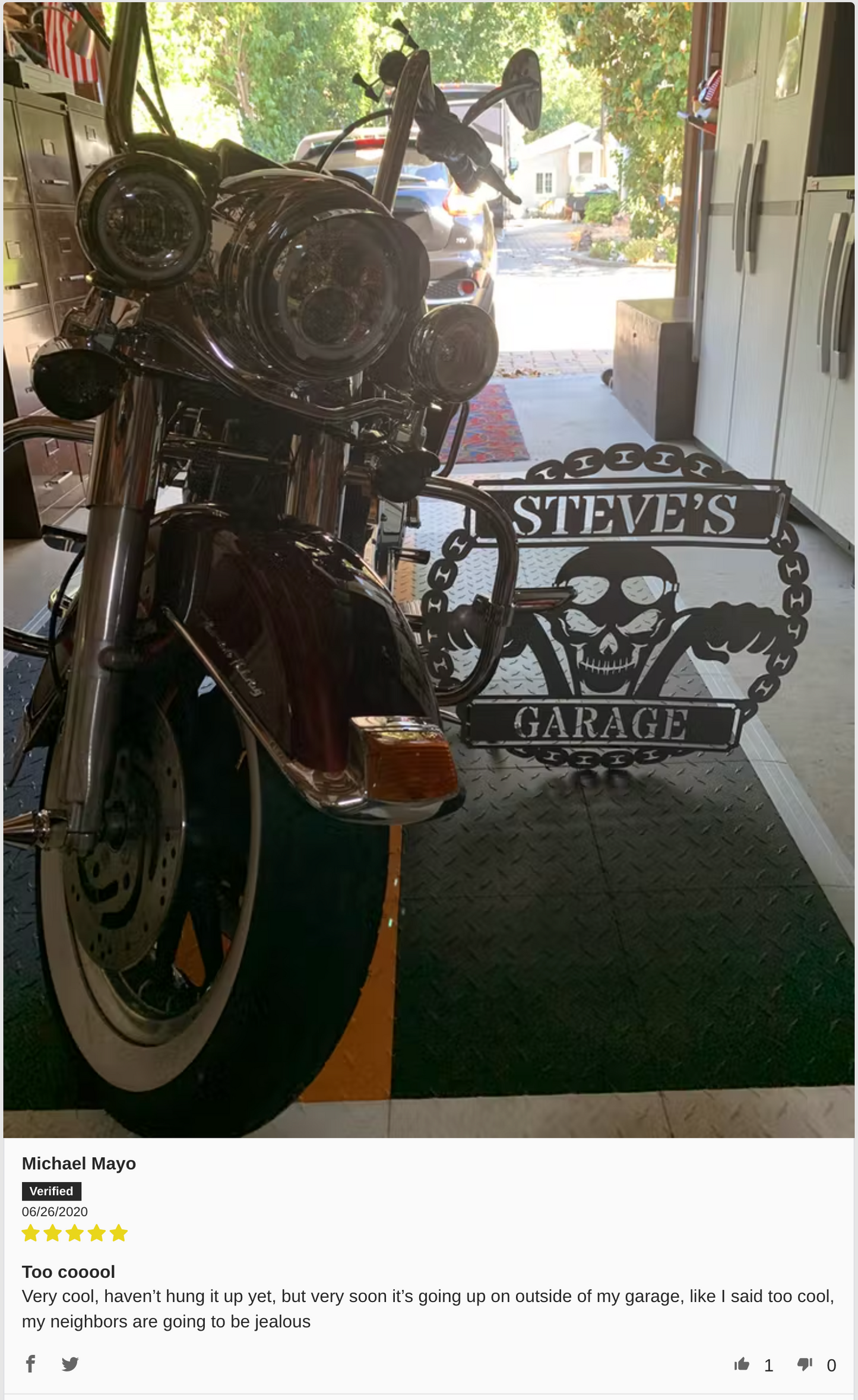 Personalized Freedom Rider Biker Metal Wall Art