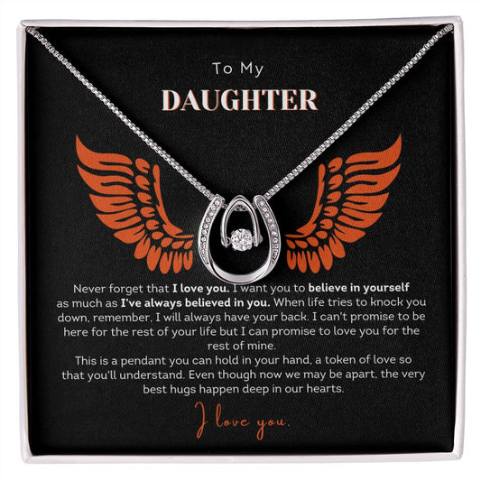 To My Daughter, Token of Love | Lucky Pendant