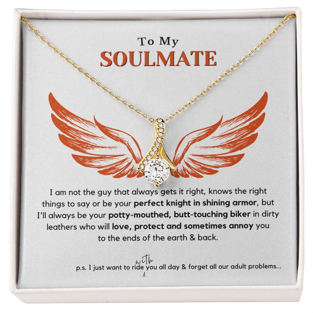 To My Soulmate, Perfect Knight | Stunning Alluring Beauty Necklace | Ships FAST & FREE From the USA 🇺🇸