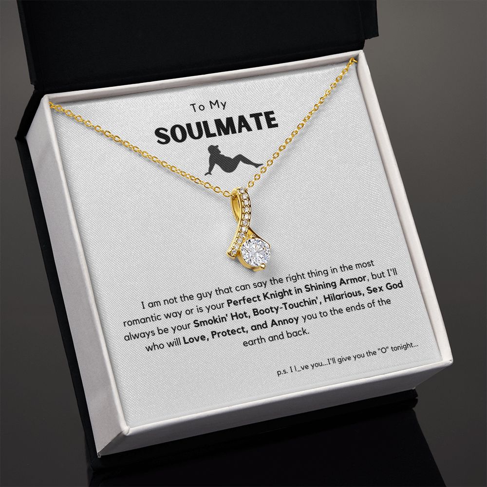 My Soulmate, Booty-Touchin Sex God | Stunning Necklace with Message Card | Ships FAST & FREE From the USA 🇺🇸